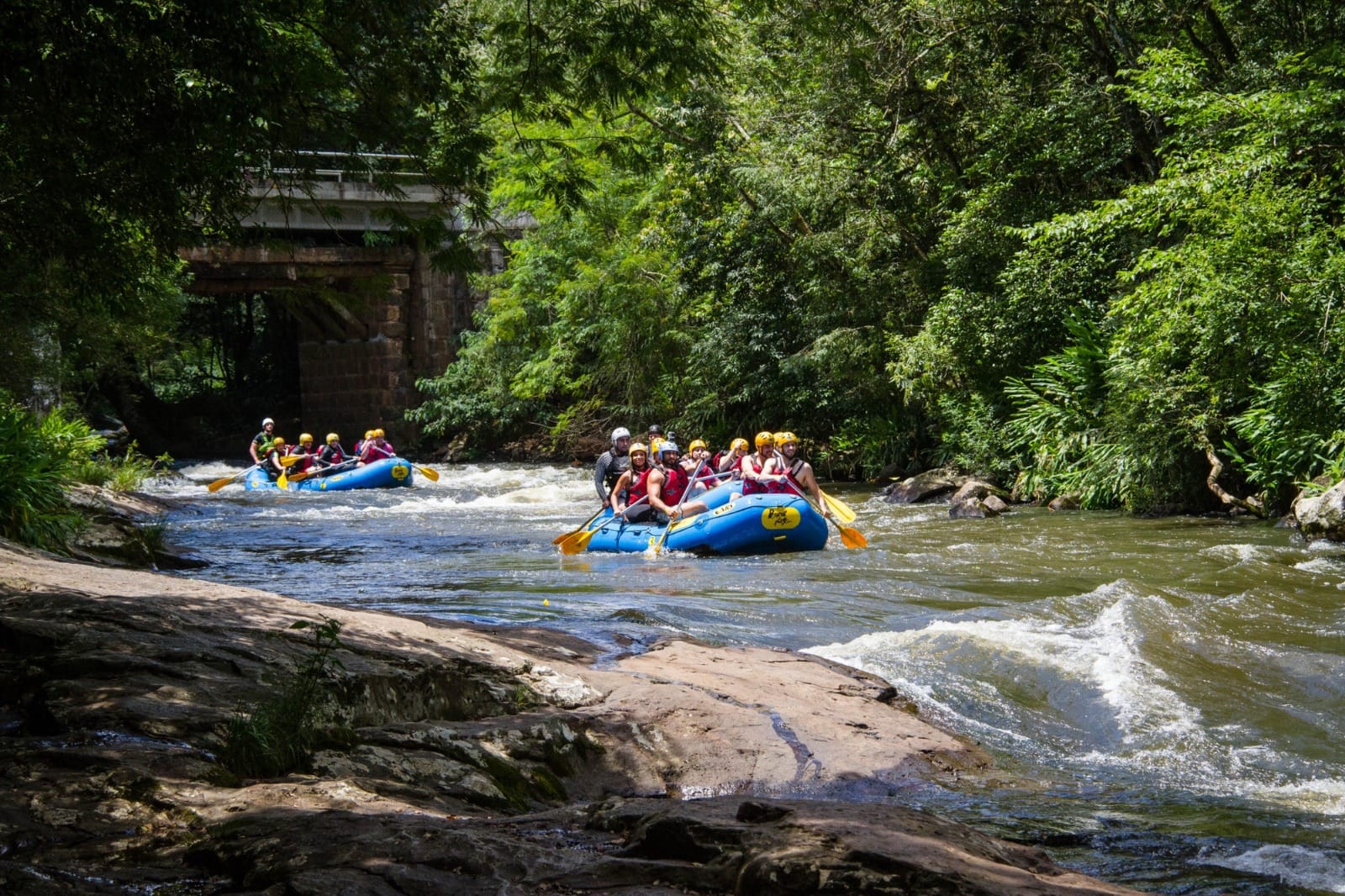 Rafting em Três Coroas com Transporte Saindo de Gramado e Canela